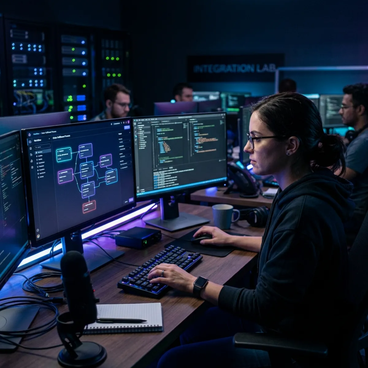 IT infrastructure automation using Ansible, Terraform, and custom scripting