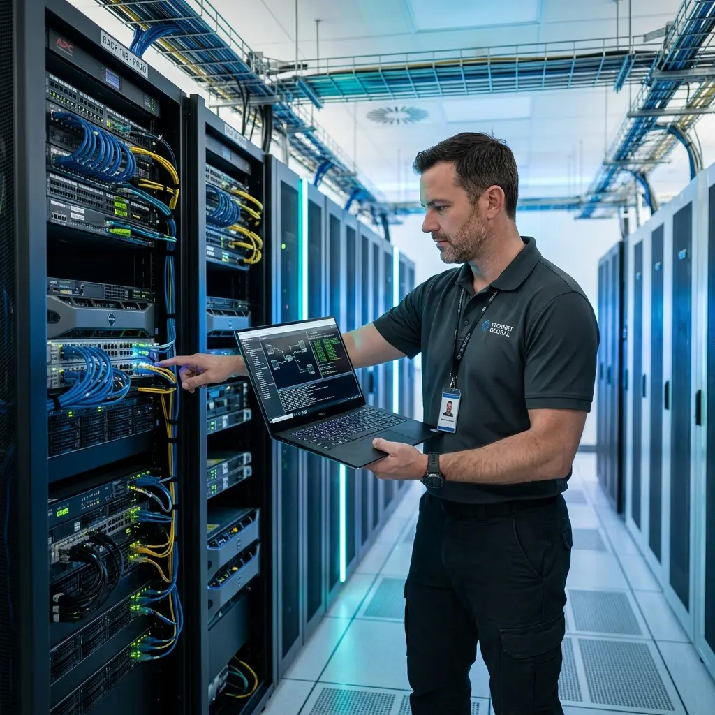 ServerCare360 certified Linux server engineer managing enterprise datacenter infrastructure and cloud systems